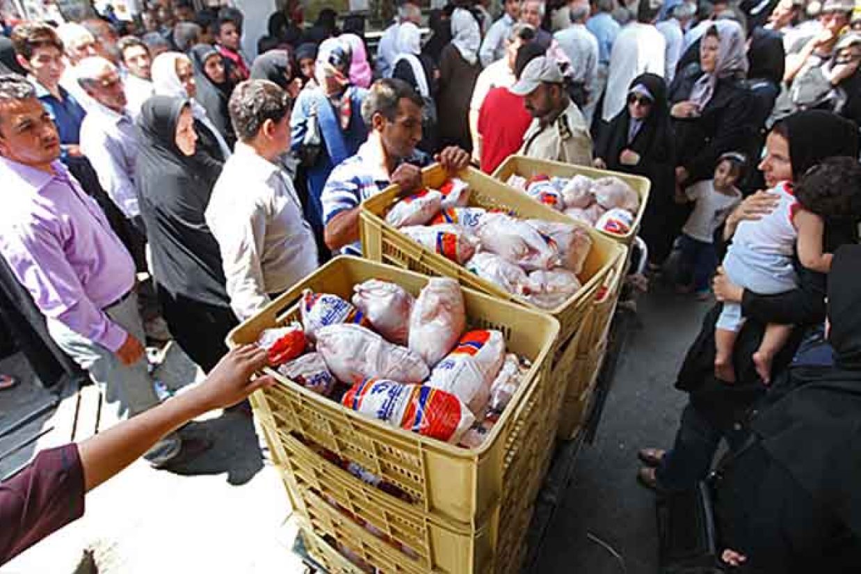 افزایش تورم کالاهای اساسی طی دو سال در ایران  
