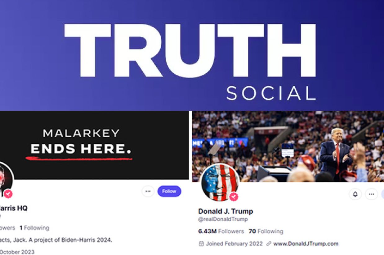 راه‌اندازی حساب کاربری ستاد انتخاباتی جو بایدن در در شبکه اجتماعی «Truth Social»