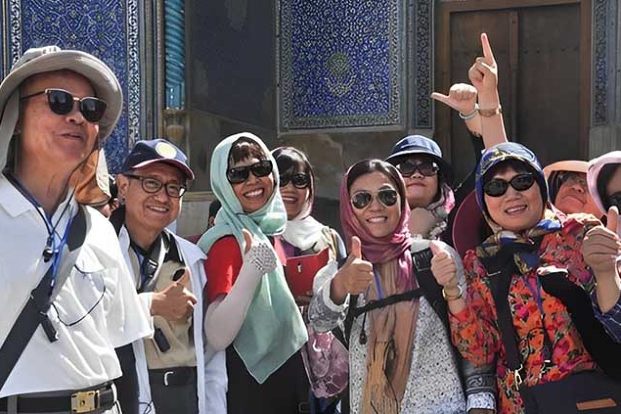 افزایش تعداد توریست‌های چینی و روسی در ایران