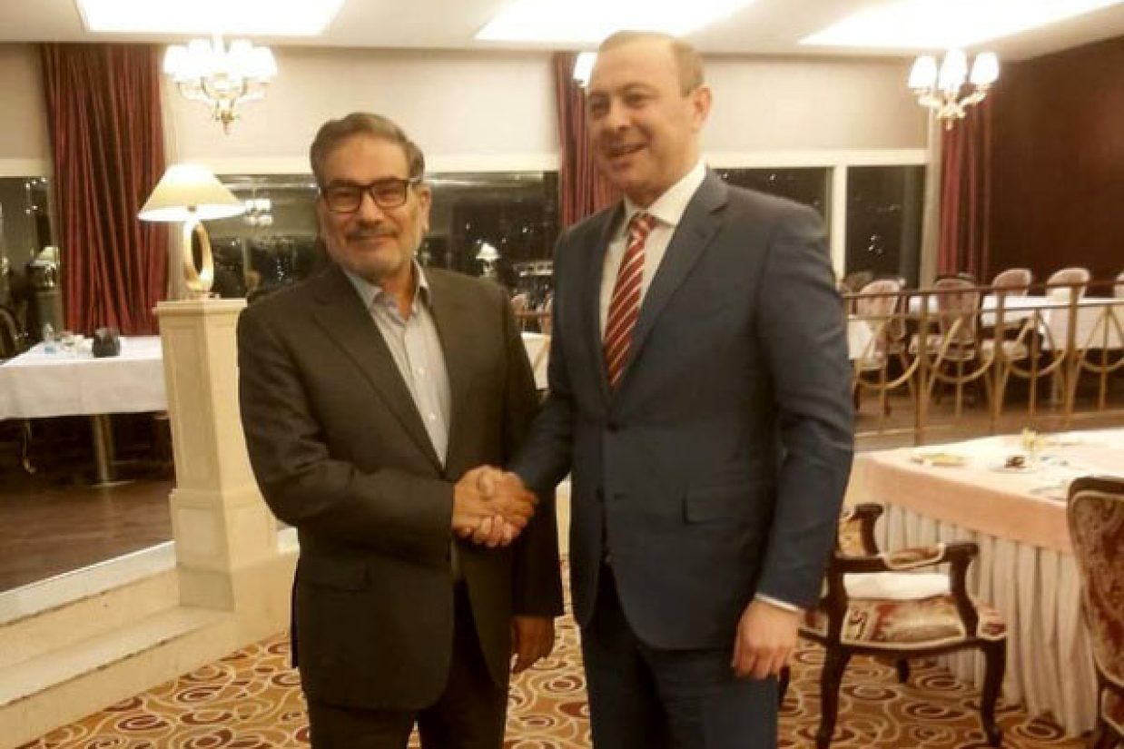 دیدار علی شمخانی دبیر شورای عالی امنیت ملی جمهوری اسلامی و آرمن گریگوریان, دبیر شورای امنیت ملی ارمنستان